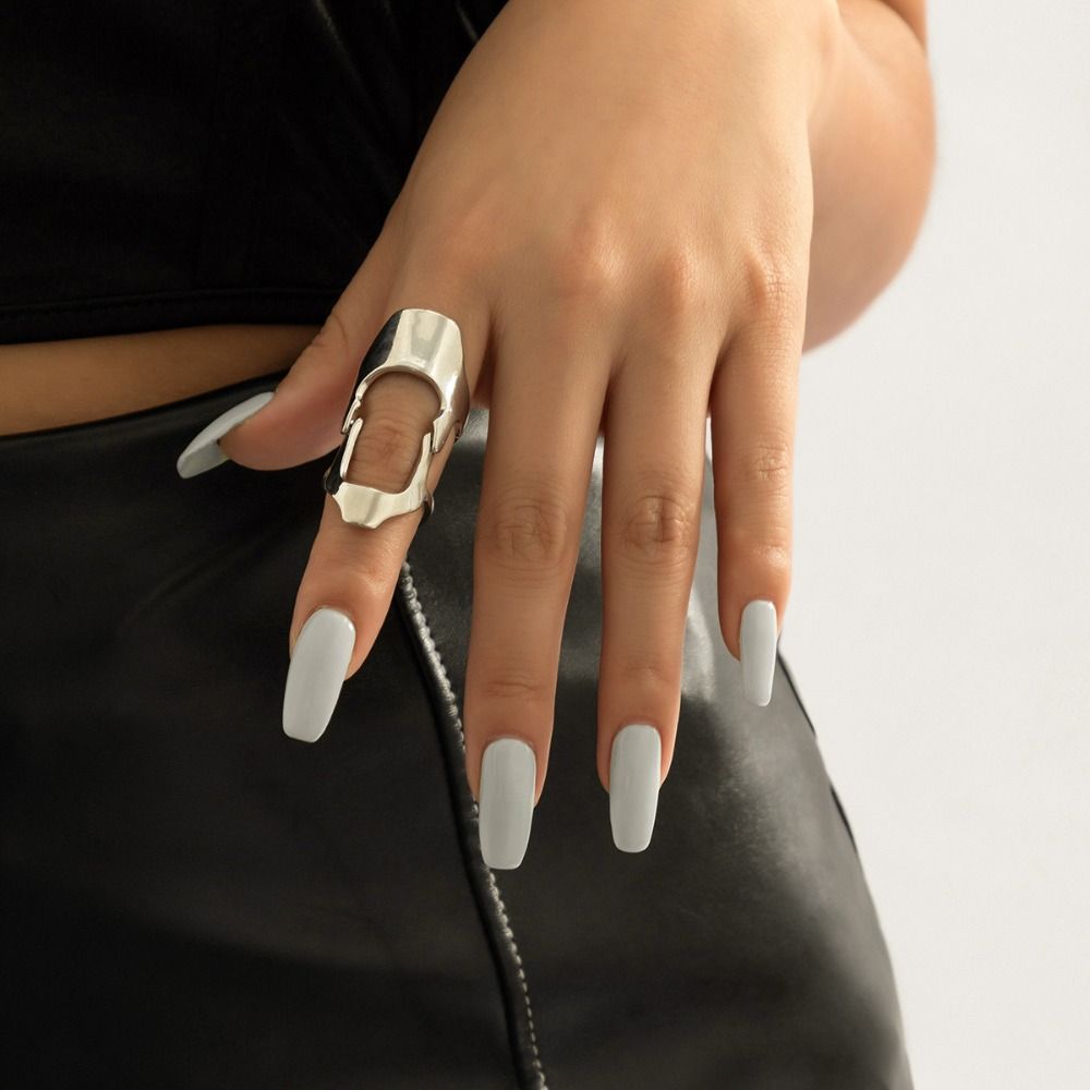 Style Geometry Men Zinc Zinc Alloy Female Finger Rings Armor Joint Rings Korean Style Rings Knuckle Rings