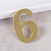 Home Door Label Self-adhesive Gate Digits Door Numeral Plaque Door Plate Number House Drawer Sign