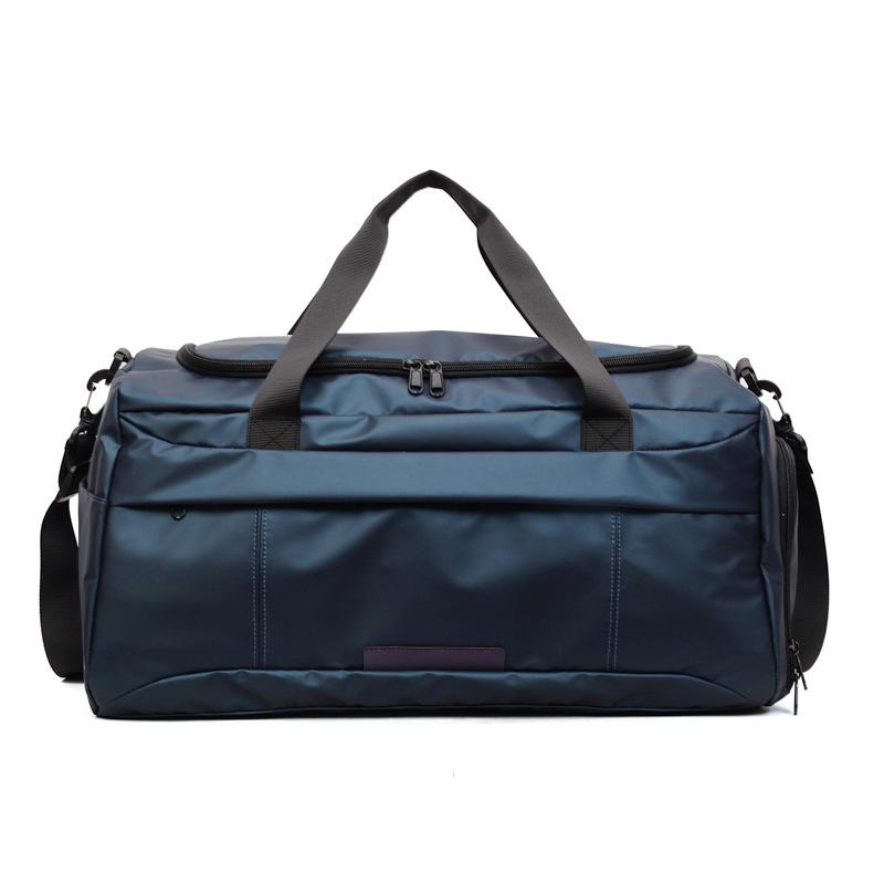 Unisex shoulder bag, simple solid color yoga fitness bag, short-trip travel leisure commuter storage bag