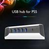 USB C Hub, USB Hub 5 в 1, высокоскоростной адаптер расширения с портами USB3.0 Type C для консоли PS5, поддержка 4 портов вывода данных USB