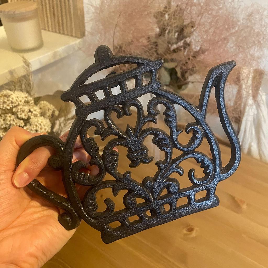HARGIO Trivet Стильный Trivet Ретро Антикварный чайник Чайник Скандинавские Товары для кухни Утюг Термостойкий Скандинавский Интерьер