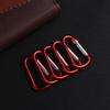 7-colors Aluminium Safety Camping Hiking Hook Buckle Keychain Climbing Buckles Alloy Carabiner