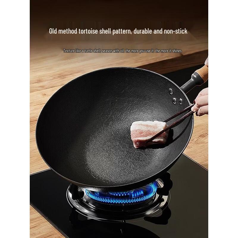 COOKER KING Чугунный вок ручной литья без покрытия