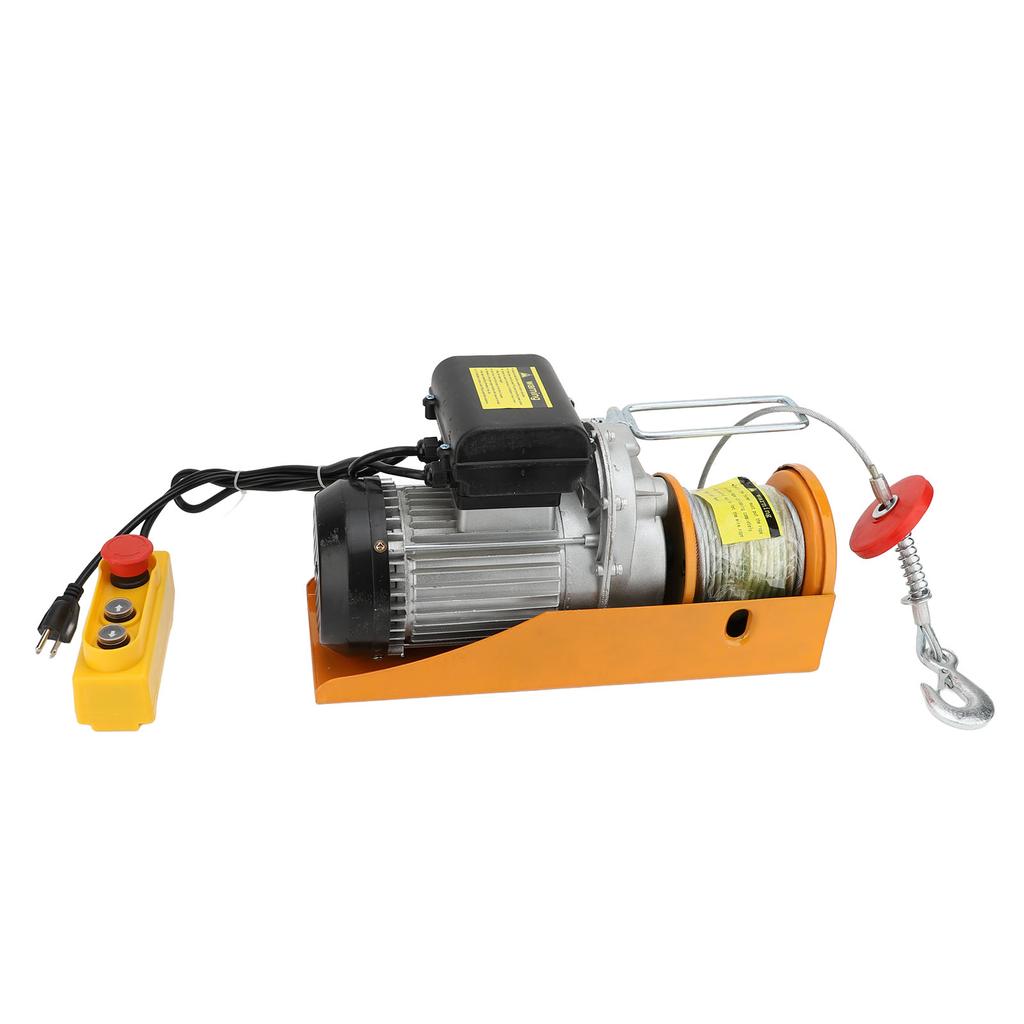 Электрическая лебедка 800 кг подшипник 0,17 м/с 25 м многофункциональная портативная электрическая лебедка для подъема