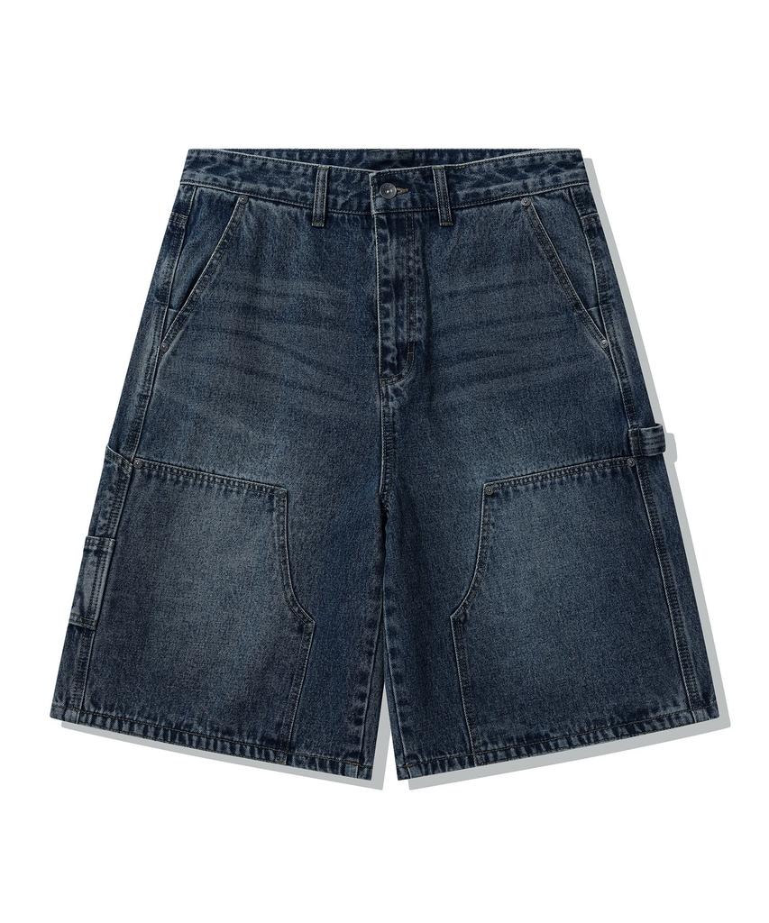 CGP Bermuda Cargo Denim Shorts - Indigo