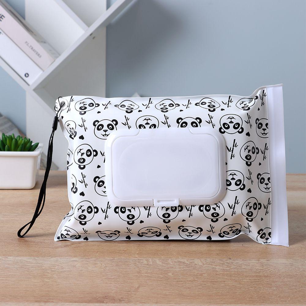 Удобный контейнер-раскладушка с застежкой-кнопкой для чистых салфеток