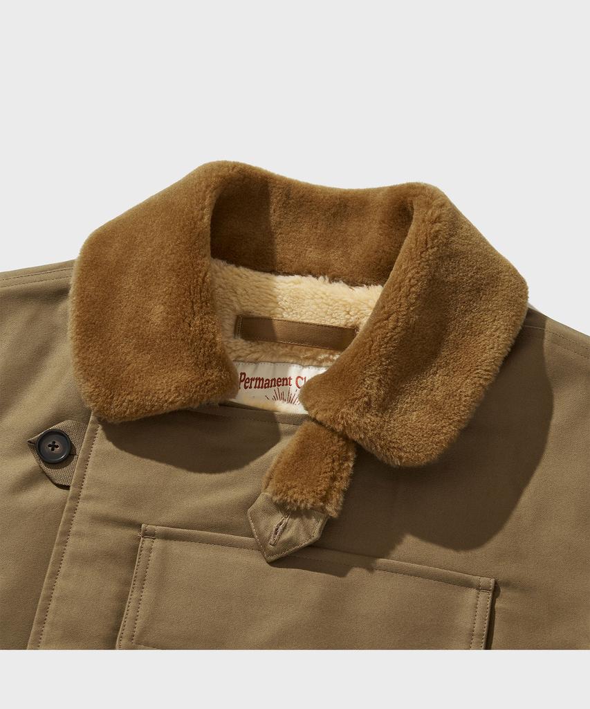 Vdr Heavy Moleskin Motorcycle Fur Jacket [Sand]
