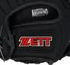 ZETT Catch Ball with Shock Absorbing elementary school BDG2112V Glove, Beginner's, Pads, 10.5-inch (for students), Right-Handed Throw, Black,