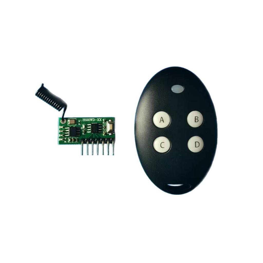4-Channel 433MHz Superheterodyne Wireless Receiver Module - Learning Type 1527