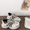 Ретро-нишевая обувь для пап на толстой подошве для женщин, весна 2025, новые модели, увеличивающие высоту, универсальная и легкая повседневная спортивная обувь, подчеркивающая маленькие ноги