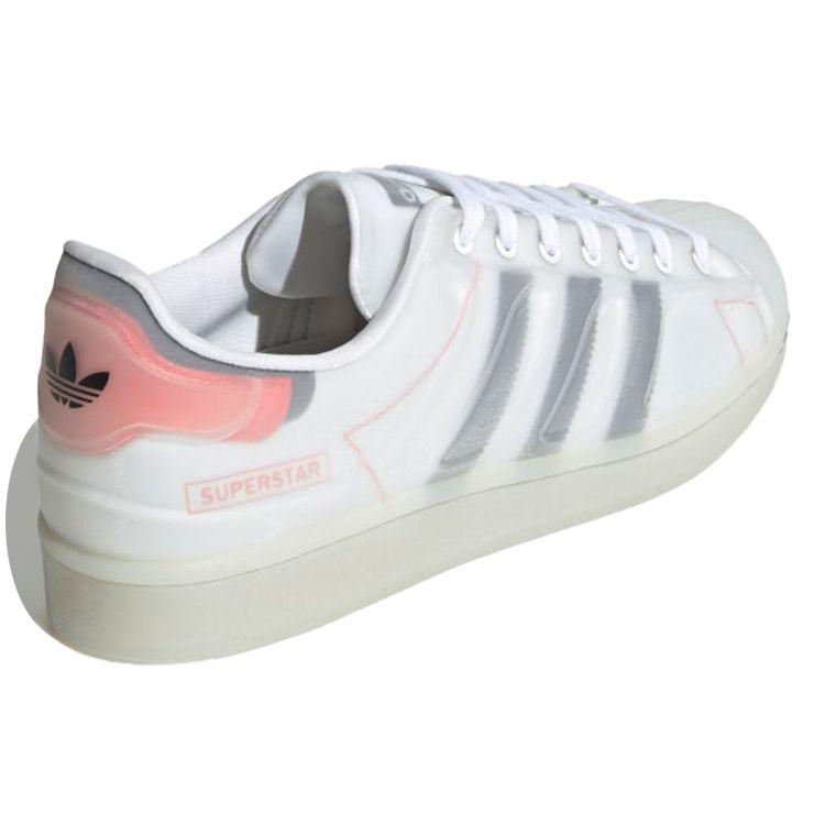 Adidas Superstar Futureshell White Semi Solar Red Men Sneakers Cloud-White Core-Black FX5553