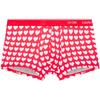 Трусы-боксеры One Series с принтом в виде сердца и низкой посадкой, мужское нижнее белье, красные NB2225-Q73