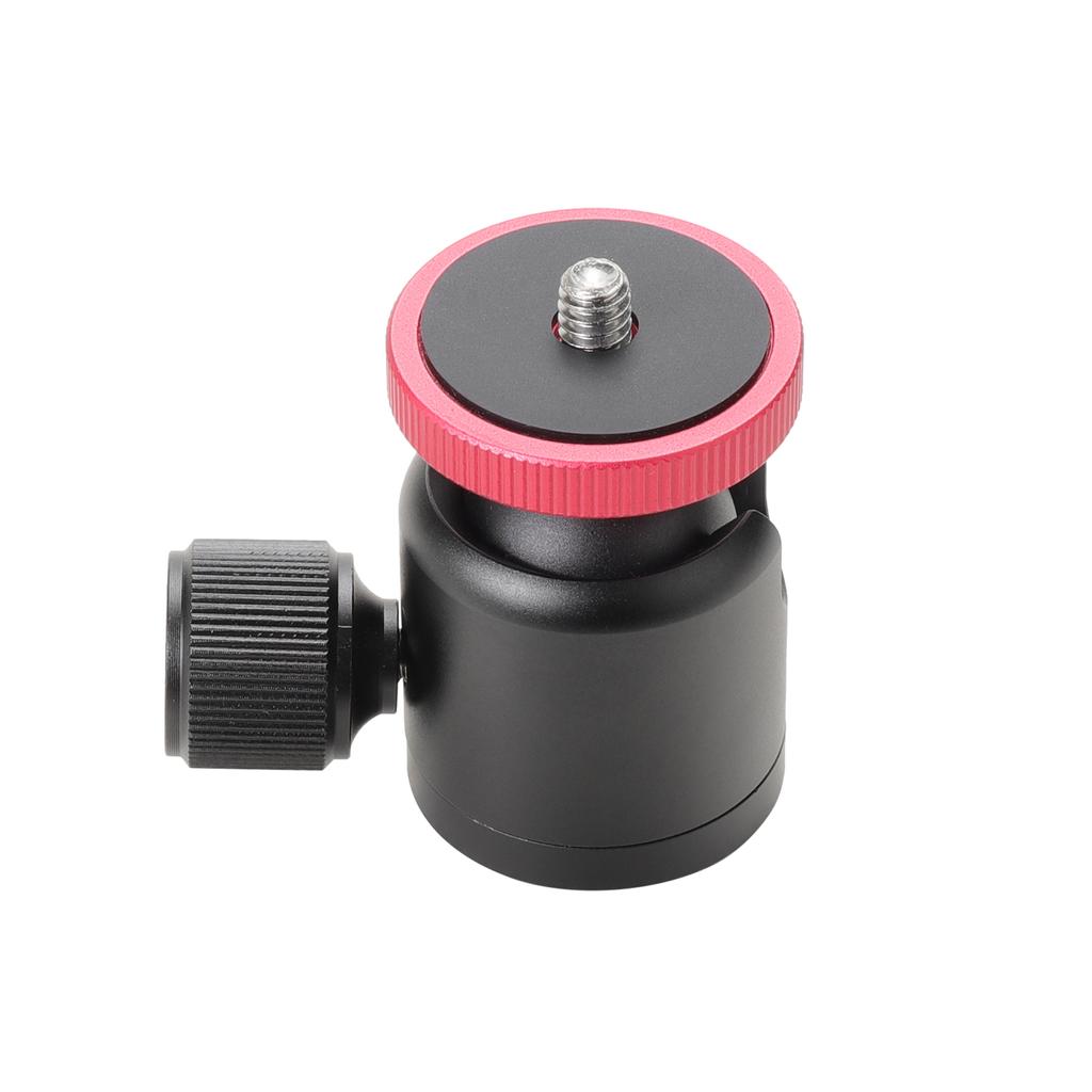 Aluminum Alloy Mini Ball Head Rotatable Ball Head Photography Accessory Replacement with 3 8 Inch Screw Hole 1 4 Inch