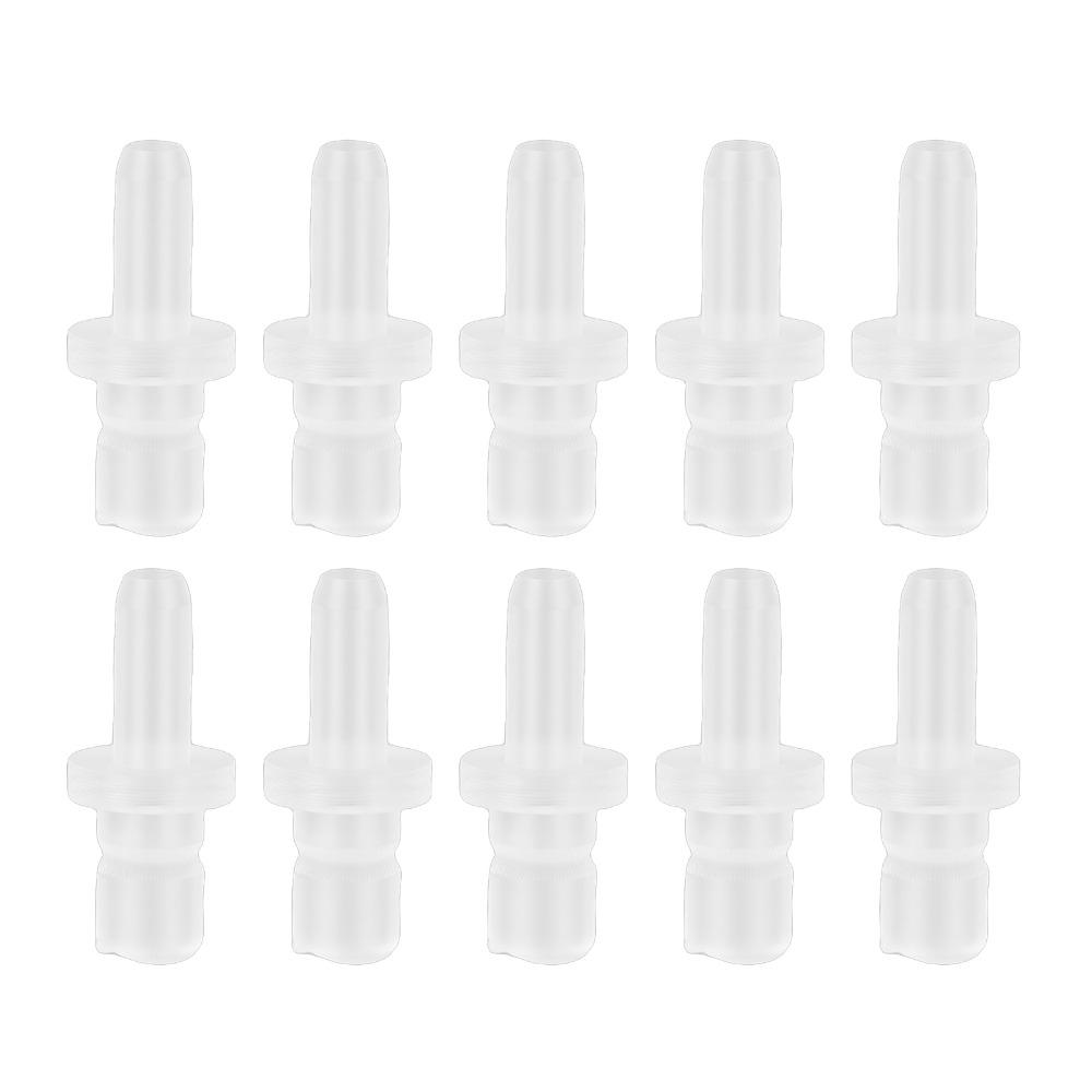 10PCS Plastic Milk Tube Connectors Transparent Milk Hose Connectors for Jura For Coffee Machine