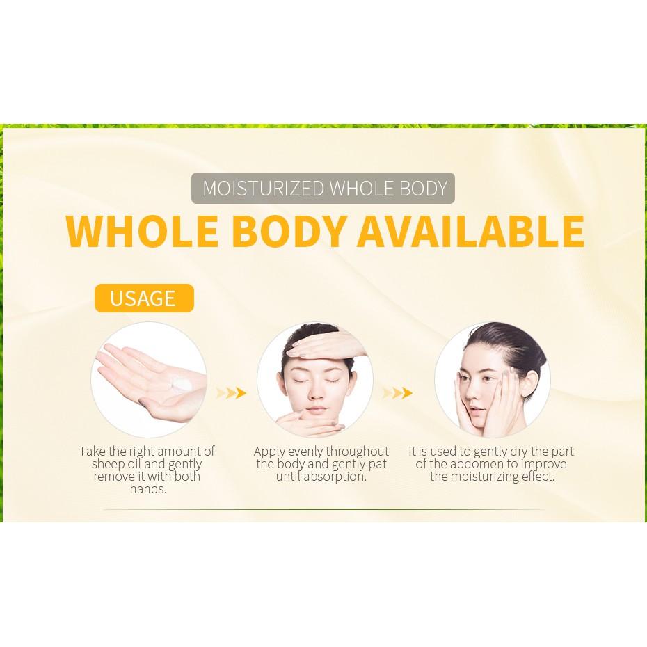 LAIKOU Крем с овечьим маслом и ланолином, увлажняющий крем против морщин и старения 90 г
