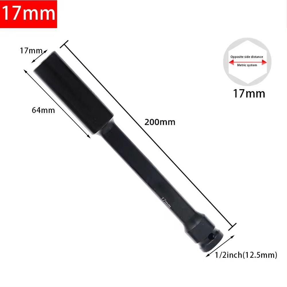 1 шт. Электрический шестигранный стандартный ключ 1/2 дюйма с удлиненной шестигранной головкой и адаптером для головки