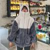 WTEMPO С капюшоном, цветные карманы на молнии, флисовые пальто, женские толстые теплые осенне-зимние куртки большого размера, непромокаемые, плюшевые, с защитой от холода