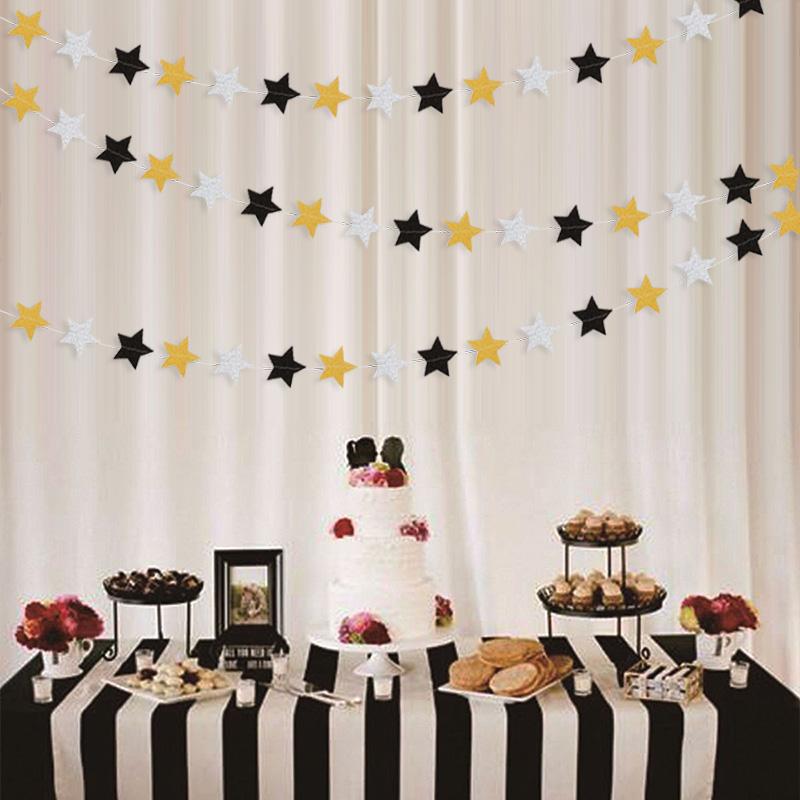 2025 Graduation Banner Garland Star Bunting Set Graduate Congratulation Congrats Paper Garland Flags Party Supplies You Did It