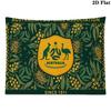 Socceroos Wall Tapestry Aesthetic Wall Hanging Printed Fabric Blanket Decorative Tapestries for Bedroom Living Room Home Decor