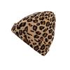 Fashion Leopard Crochet Hats for Adult Women Men WinterKnit Hat Super Warm Cap High Quality