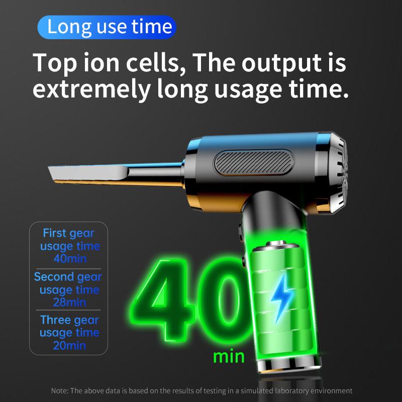 Портативный сжатый воздуходув, перезаряжаемый электрический воздуходув, бытовой очиститель клавиатуры компьютера