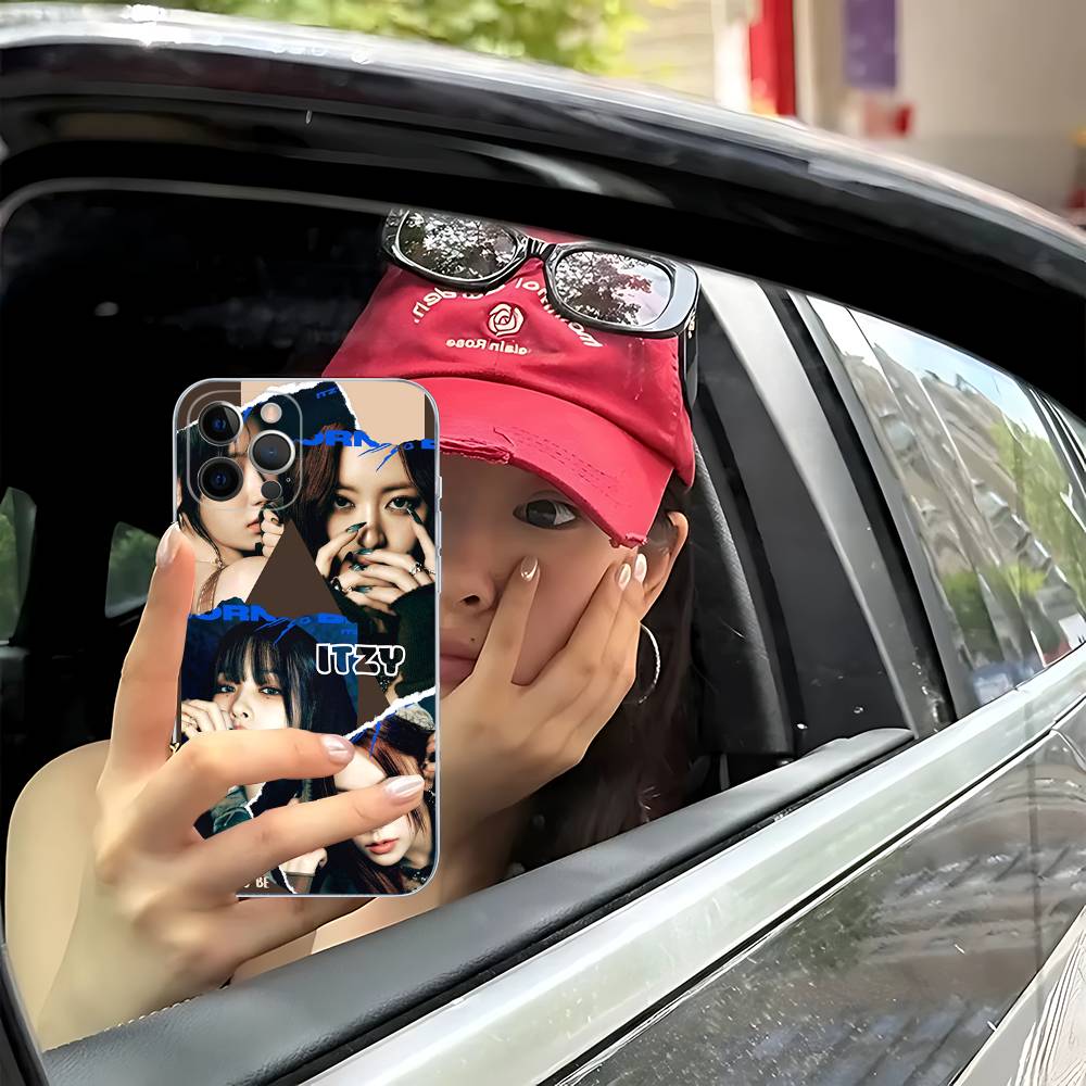 Чехол Singer Idol I-ITZY для iPhone 17 16 15 14 13 12 11 Pro Max Plus Mini Funda Для Прозрачного Чехла