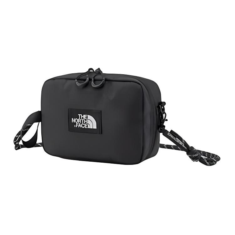 The North Face Light Logo Zipper Shoulder Crossbody Outdoor Bag Unisex bags Black NF0A8DJR-KX7