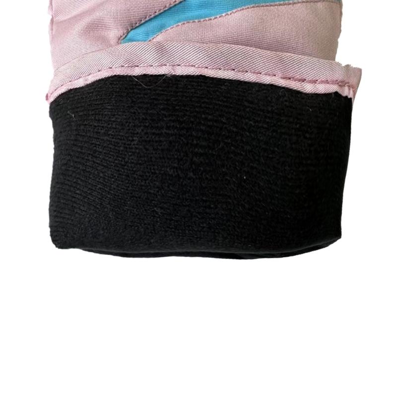 Нескользящие снежные перчатки с регулируемым ремешком на запястье, теплые варежки, необходимые для катания на лыжах на открытом воздухе, катания на коньках для детей 3-16 лет