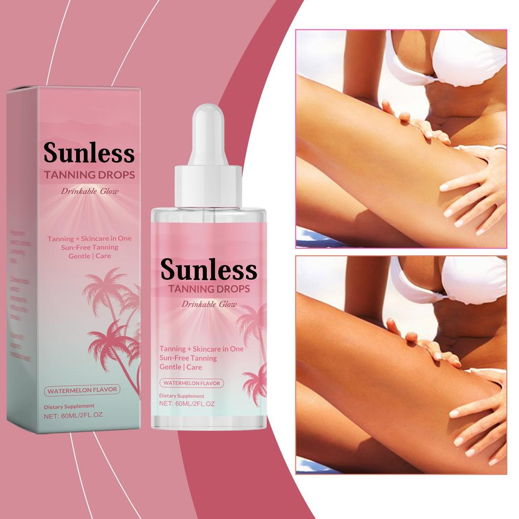 Natural Tanning Drops For A Natural Tan Without UV Rays 60ml