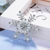Luxury Zircon Snowflake Brooch – Versatile Korean Fashion Pin