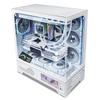 Корпус Valkyrie VK03 ATX Белый - 6,2-дюймовый сенсорный экран, Панорамный вид на море, Прозрачная боковая панель, 360° Водяное охлаждение