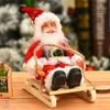 Sitting Festival Party Kids Toys Desktop Santa Claus Doll Christmas Tree Accessories Xmas Ornament
