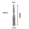 Hex Shank Titanium Plated HSS Screw Thread Metric Tap Drill Bits Screw Machine Compound Tap M3 M4 M5 M6 M8 M10 Hand Tools