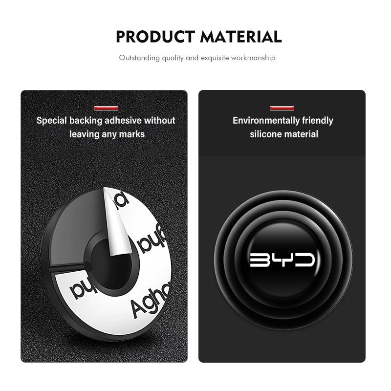 4/8/12pcs Car Silicone Anti-collision Door Shock Absorber Spacer For BYD Tang MAX DMI Qin EV600 Han EV Yuan Song PLUS Pro
