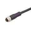 M12 2P 3P 4P 5P 6P 8P 12P 10M PVC PUR Unshield /Shield Cable Straight Curved Male Plug Power Adapter Aviation Connector IP67