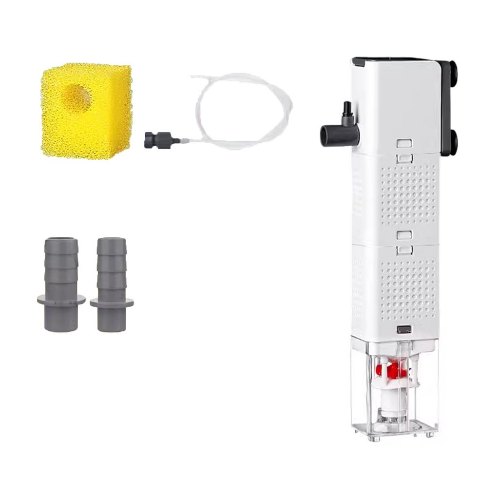 Hang on Back Aquarium Filter Quiet Submersible Water Pump for Fish Tank Circulation