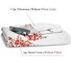 Cherry Blossom Ink Painting Landscape 3D Printed Quilt Cover Soft Comfortable Bed Set Luxury Home Textile Duvet Cover Pillowcase