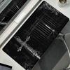 Черно-белый Киберсигилизм Коврик для стола Готический Меч Искусство Коврик для мыши Офисный Резиновый Коврик для мыши XXL Аксессуары для игрового стола Игровые Коврики для клавиатуры