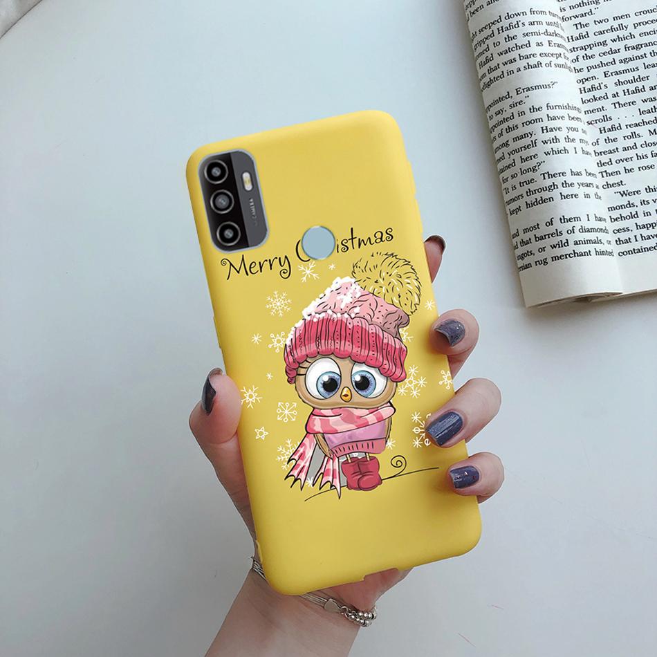 Чехол для OPPO A53S 2020 Мультяшный Coque Сердце Нарисованный Силиконовый Задняя Панель Телефона Для oppo a53s A 53s A53 s oppoa53 2020 Чехол-Ракушка