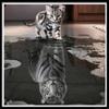 5D Series Diamond Painting Animal Tiger Handmade Diamond Embroidery Rhinestone Mosaic