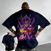 Dragon Ball Модные Горячие Товары Аниме Футболка Летняя Новая с Принтом Веджеты Мужская и Женская Модная Универсальная Свободная Повседневная Майка