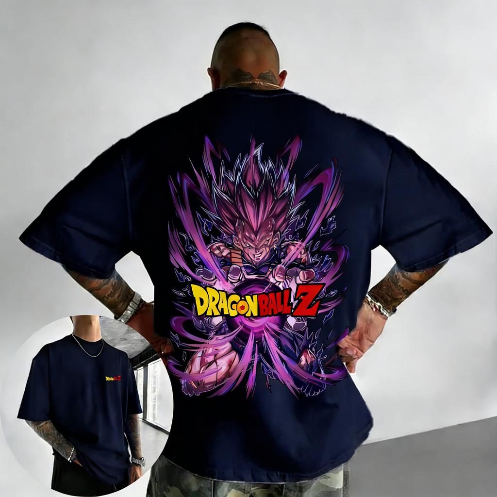 Dragon Ball Модные Горячие Товары Аниме Футболка Летняя Новая с Принтом Веджеты Мужская и Женская Модная Универсальная Свободная Повседневная Майка