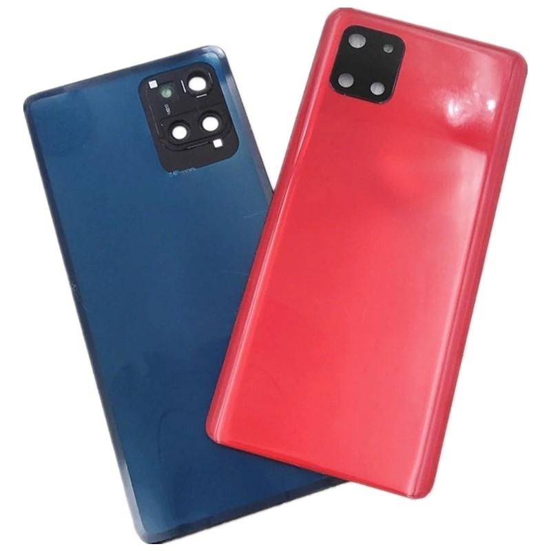 Задняя крышка аккумулятора для Samsung Galaxy Note 10 Lite N770F Задний корпус Запасные части с объективом камеры