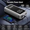 EAFC Портативный пуско-зарядное устройство для автомобиля 4000А Пик 12В, Power Bank, Инструмент для аварийного запуска автомобиля, для бензиновых двигателей до 10.0 л / дизельных до 6.0 л с умными зажимами