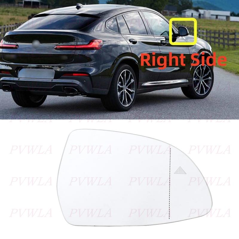 Heated Blind Spot Side Mirror Glass For BMW X3 G01 G08 X4 G02 X5 G05 X6 G06 X7 G07 2018 Rearview Lens