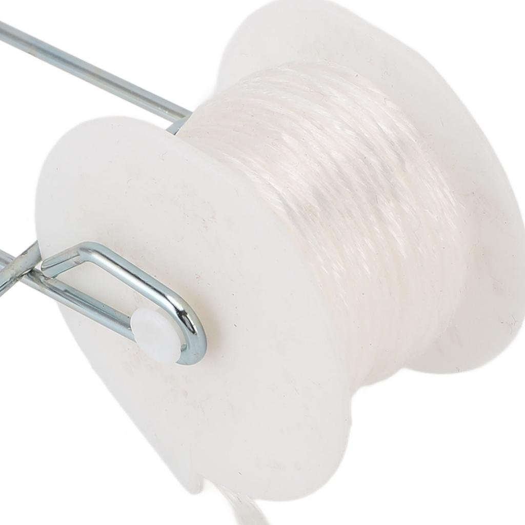 6 шт. Роликовые крючки для растений с 49,2 футами шпагата, оцинкованная стальная проволока, стабильная поддержка, шпагат для цветочной лозы, набор для шпалер для растений для теплицы, фермы