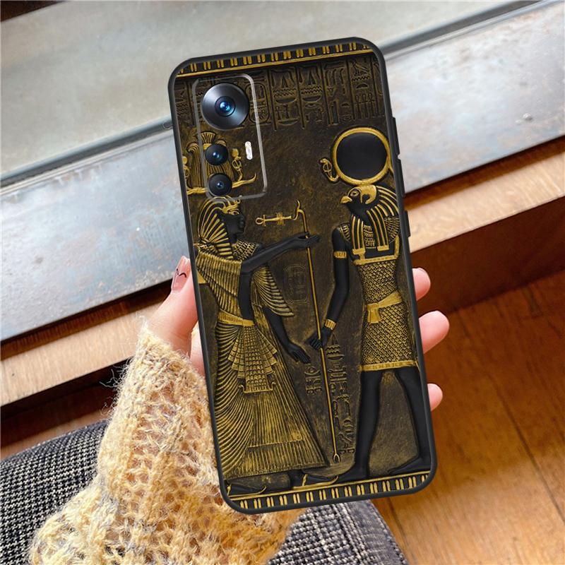 Egypt Pharaoh Mural Cover For Xiaomi 17 Pro Max 15 14 Ultra 13T 14T 15T Pro POCO X7 X3 X5 X6 Pro F5 F6 F7 Case