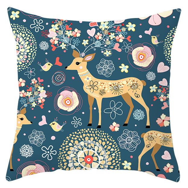 Рождественская серия «Снежная сцена» Наволочки Домашняя наволочка для дивана Чехлы для подушек для автомобиля Домашнее использование