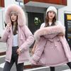 Women's  Clothes Medium and Long Clothes Women's Winter New Velvet Loose Warm Cotton Clothes Thick Coat