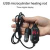 НОВЫЙ USB мини-нагреватель для аквариума, термостат, нагреватель, нагревательный стержень для аквариума, поддерживает температуру воды 18 ° C ~ 34 ° C